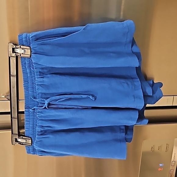 💕LUCY LOVE💕 Elastic Waist Derby Skort ~ Dark Blue Large NWOT - Picture 1 of 4